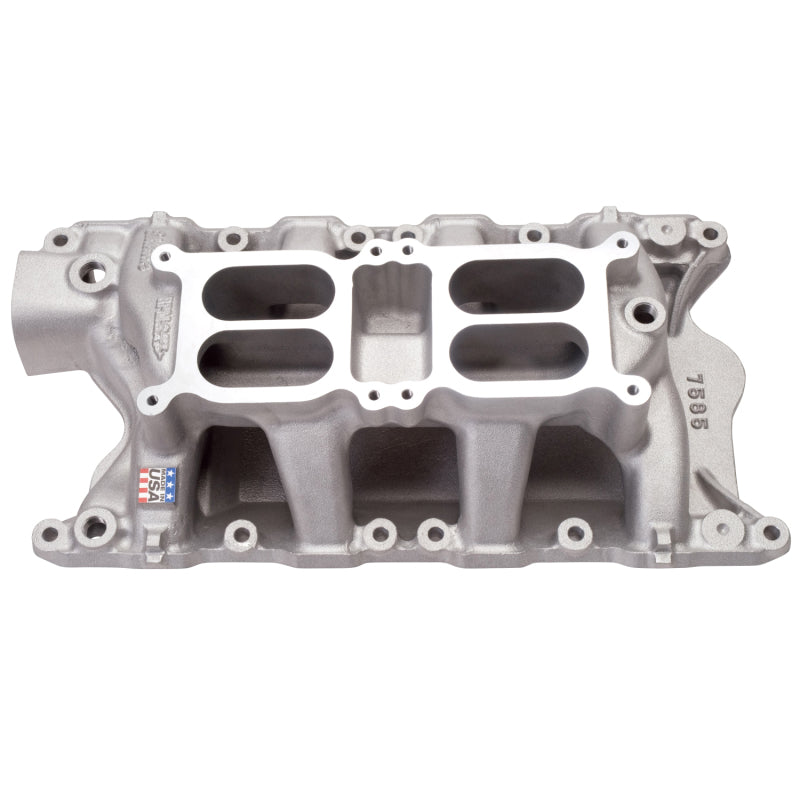 Edelbrock 7585 Ford 351 W Dual Quad Air Gap Manifold