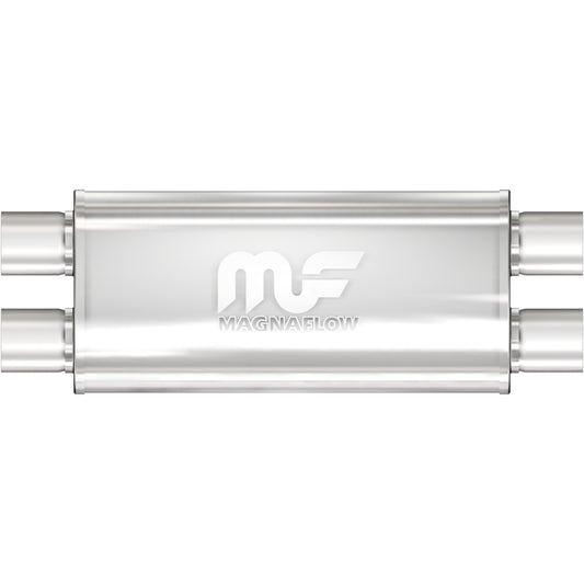 MagnaFlow 12468 Muffler Mag SS 18X5X8 2.5 D/D - #12468