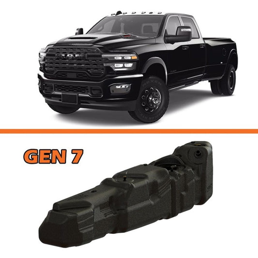 Titan Fuel Tanks 25-26 RAM 2500/3500 Cummins Crew Cab Long Bed 55 Gallon XXL Mid-Ship Fuel Tank 7030325