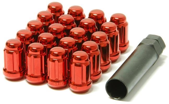 Wheel Mate 41885R Muteki Closed End Lug Nuts Red M12x1.25