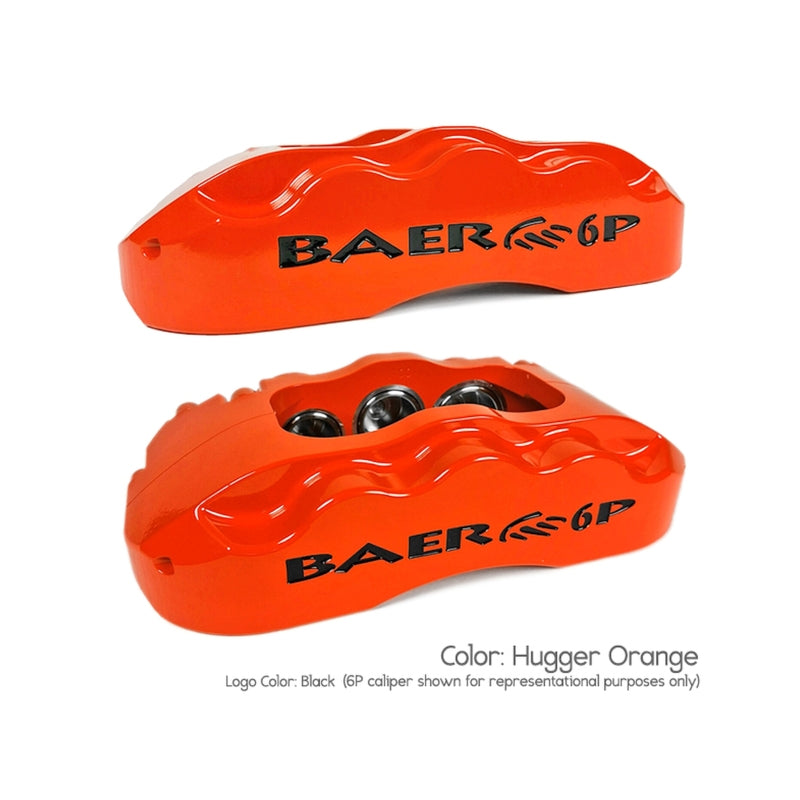 Baer Brakes 82-92 Chevrolet Camaro 13in SS4+ Rear SDZ Brake Kit - Hugger Orange — Fits 1982-92 GM F-Body Cars w/OE Borg Warner 9 Bolt Rear End