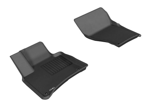 3D MAXpider Kagu Front Floor Mats for 2011-2018 Porsche Cayenne / Volkswagen Touareg