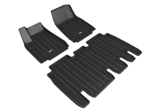 3D MAXpider Elitect Front & Rear Floor Mats for 2016-2021 Tesla Model X