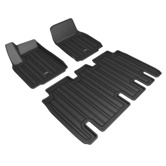 3D MAXpider Elitect Front & Rear Floor Mats for 2022-2024 Tesla Model X