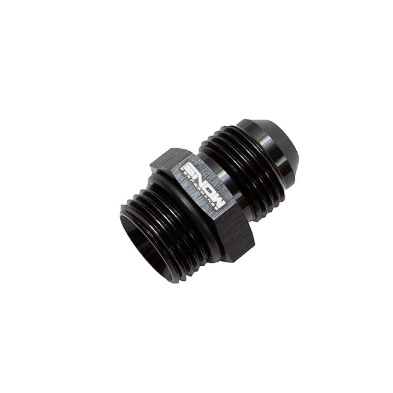 Snow Performance SNF-60808 -8 ORB to -8AN Straight Fitting (Black)