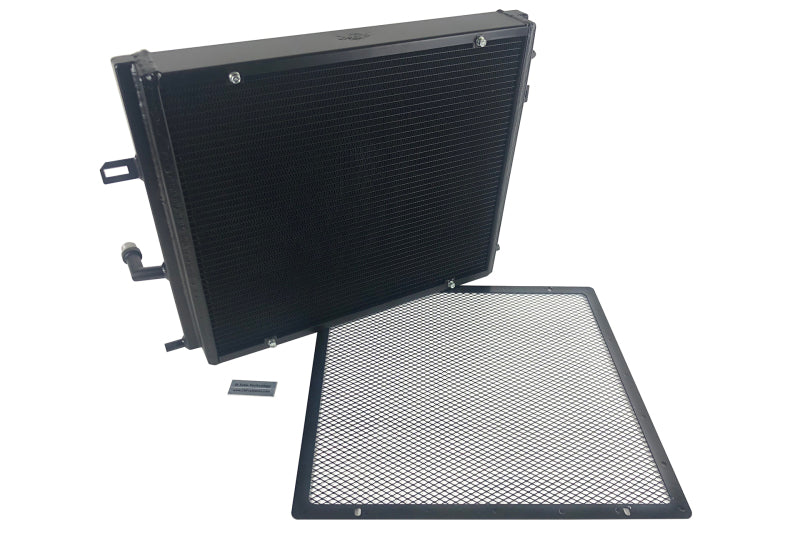 CSF 8131B Heat Exchanger w/Rock Guard - Black for BMW B58