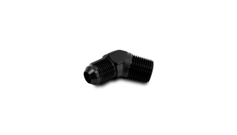 Vibrant -8 AN x 3/4in NPT 45 Degree Adapter Fittings - Aluminum