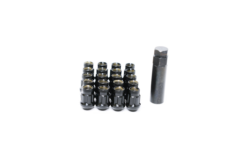 Wheel Mate 33000B Monster Short Lug Nut Set Black M14x1.50 - Set of 20