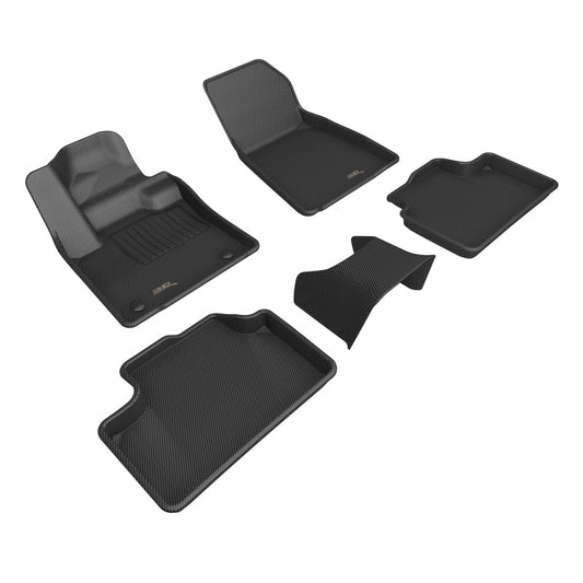 3D MAXpider Kagu Front, Rear & 3rd Row Floor Mats for 2023-2026 Volvo C40 Recharge