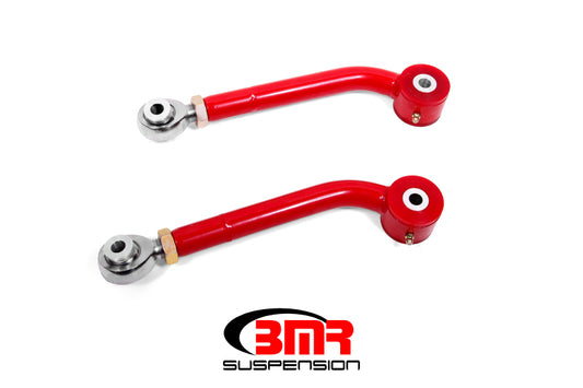 BMR 08-23 Challenger Upper Trailing Arms w/ Single Adj. Poly/Rod Ends - Red