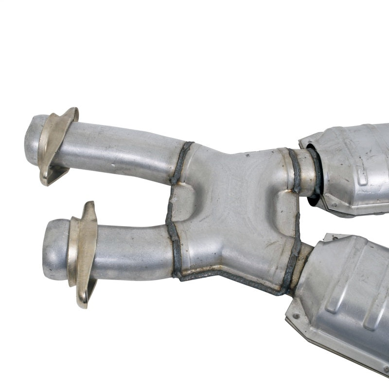 BBK Performance 1662 High Flow X-Pipe with Catalytic Converters (2-1/2 in) for 1986-1993 Ford Mustang 5.0L