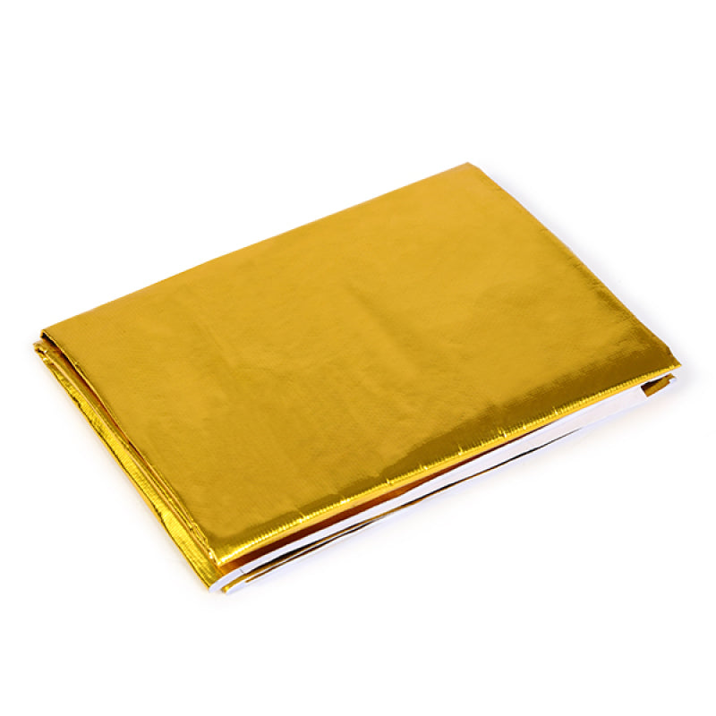 Mishimoto Gold Reflective Barrier w/ Adhesive Backing 12 inches x 24 inches - #MMHP-GRB-1224