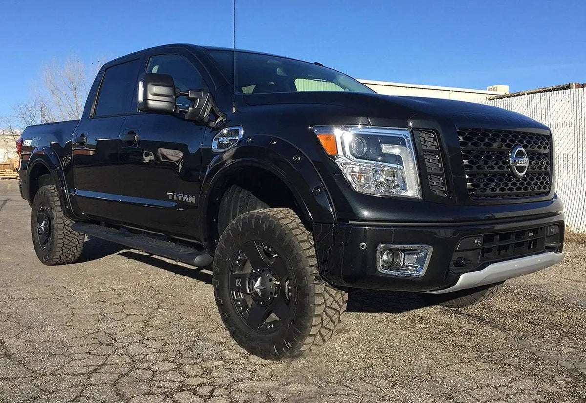 Tuff Country 54055 4in Uni-Ball Lift Kit No Shocks for 2017-2023 Nissan Titan (Non XD model) 4WD