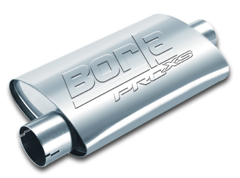 Borla 400482 Universal Center/Offset Oval 3in Tubing 14in x 4in x 9.5in PRO-XS Muffler - #400482