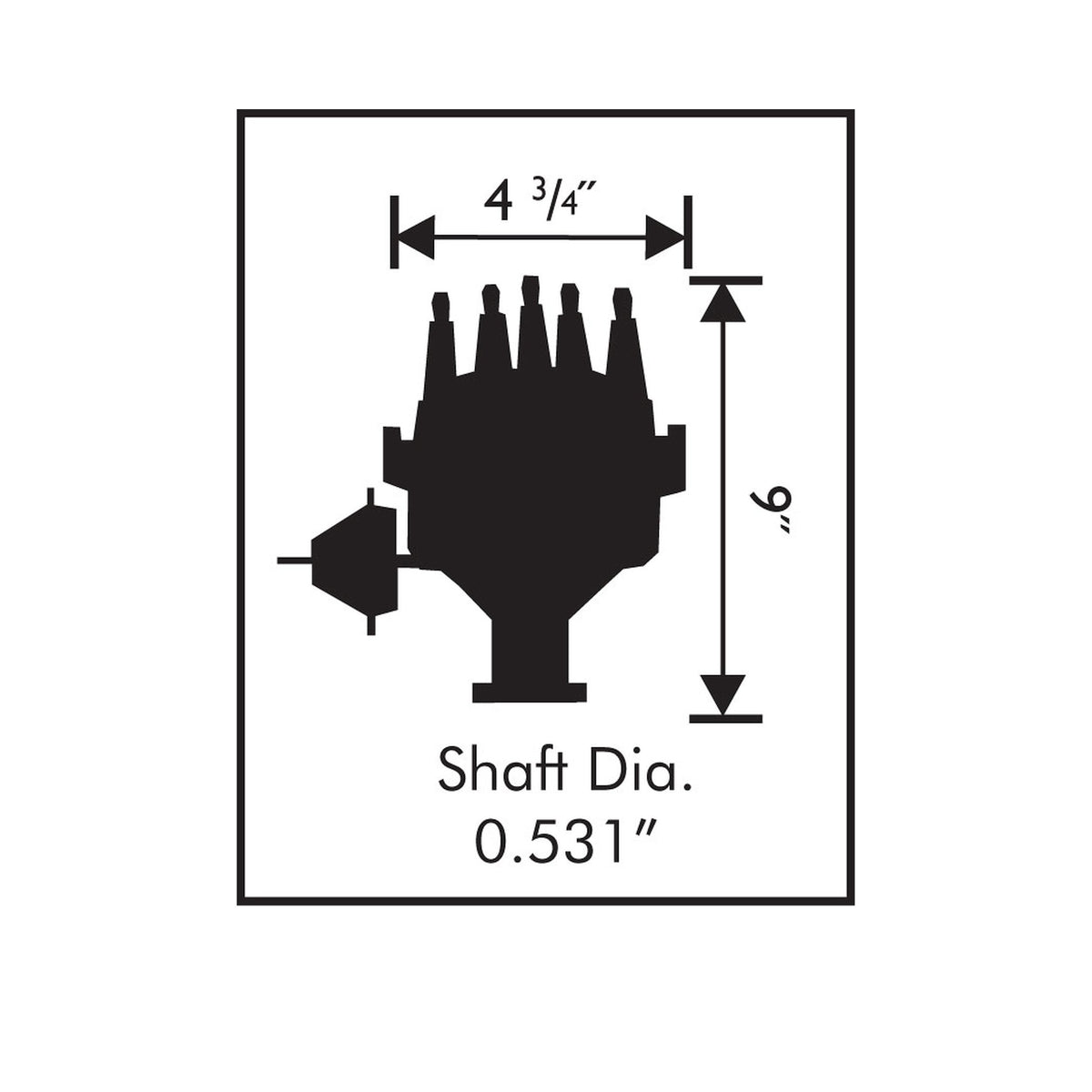 MSD 8595 for Ford FE Ready-to-Run Distributor