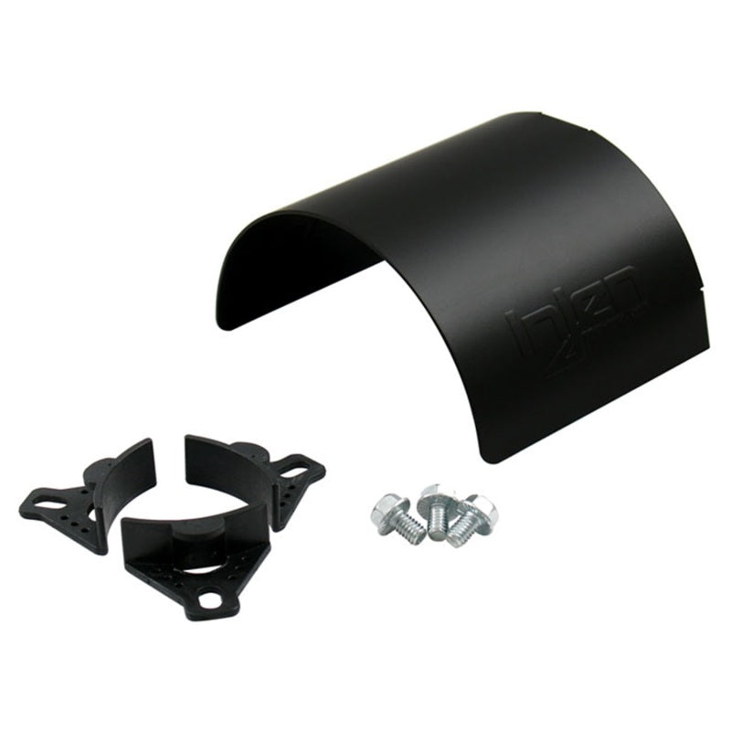 Injen Aluminum Air Filter Heat Shield Universal Fits 2.50 2.75 3.00 Black - #HS5000BLK