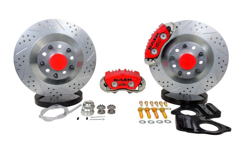 Baer Brakes Applications Using Mustang II Spindles 13in Classic Series Front Brake Kit — 5x4.5" BC