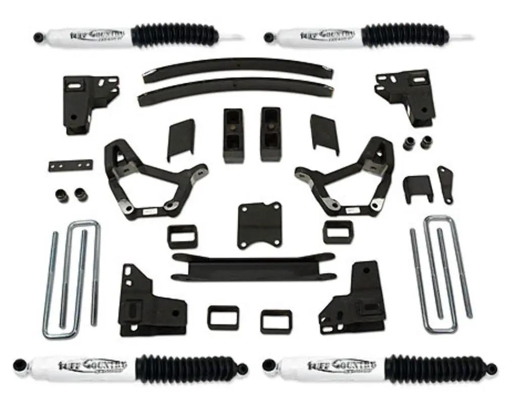 Tuff Country 54800KN 4in Lift Kit (with 2.5in Wide Rear U-bolts) SX8000 for 1986-1989 Toyota 4Runner