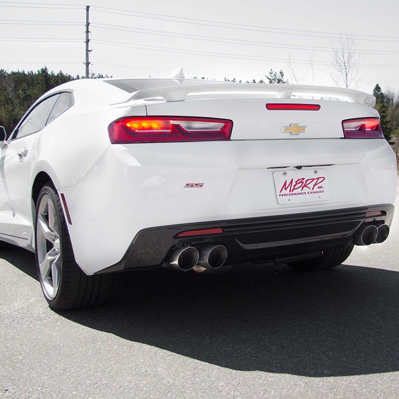 MBRP Camaro SS 3in Dual Cat-Back Exhaust Street Version w/ T409 Tips