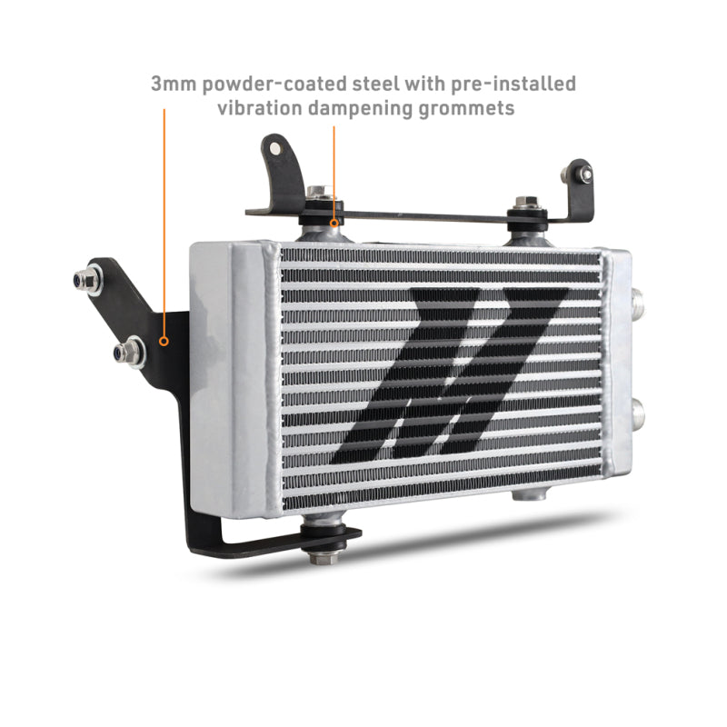 Mishimoto 2023+ Toyota GR Corolla Oil Cooler Kit - Thermostatic - Silver - #MMOC-GRC-23TSL