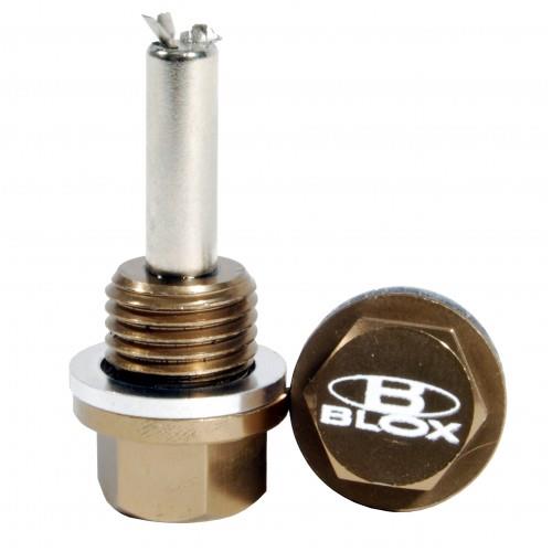 BLOX Racing Magnetic Drain Plug - Oil / 14x1.5mm (Fits Honda Mitsubishi Ford GM Mazda Suzuki) BXAC-00405