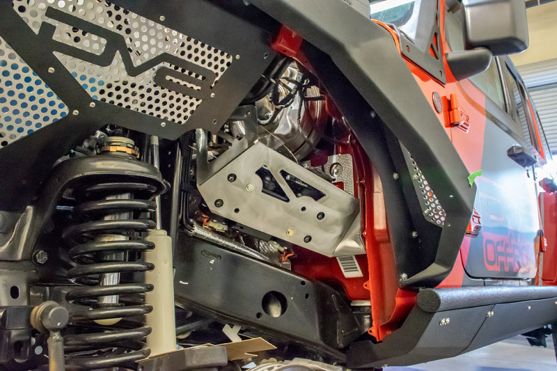 DV8 Offroad 2018+ Jeep JL / JT Engine Bay Compressor Mount - #CMJL-01