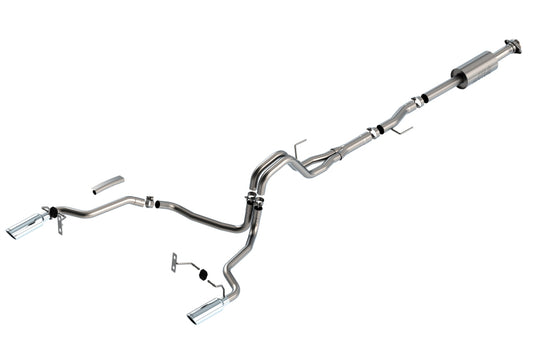 Borla 140863 F-150 2021 2.7L/3.5L 4dr CC SB EC STB Lari/King R/Plinum/LTD 3/2.25 SRE CB S-Type CHR Tips - #140863