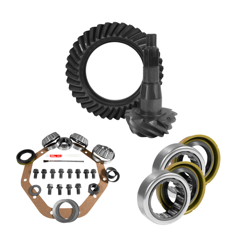 Yukon Gear & Axle YGK2076 9.25in CHY 3.21 Rear Ring & Pinion Install Kit 1.705in Axle Bearings and Seal