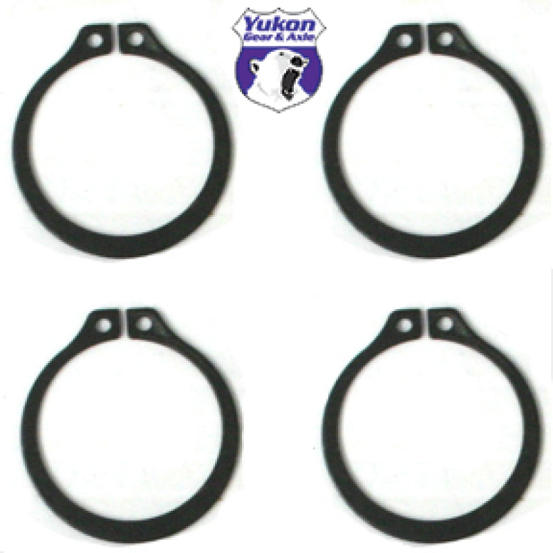 Yukon Gear & Axle YP SJ-733X-502 (4) Full Circle Snap Rings / Fits Dana 60 733X U-Joint with Aftermarket Axle