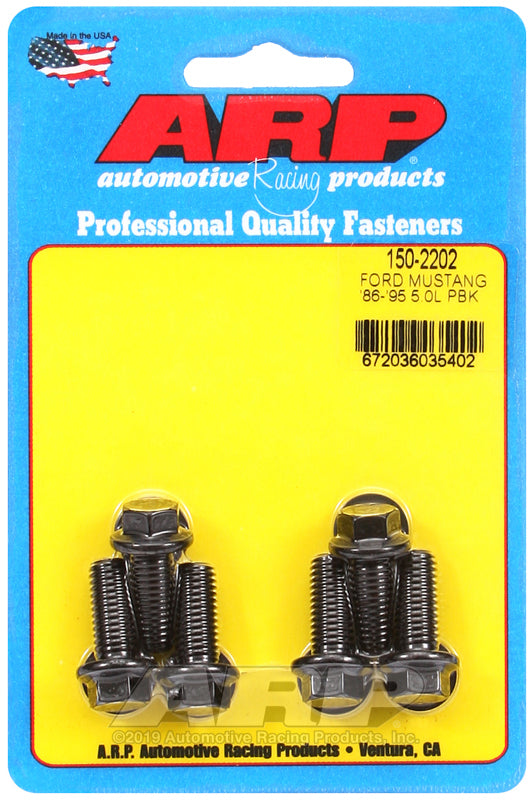 ARP 150-2202 for 1986-1995 Ford Mustang Pressure Plate Bolt Kit