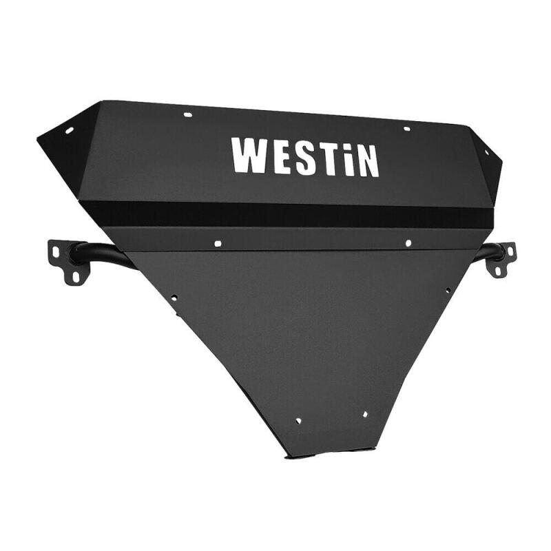 Westin 58-71005 Outlaw Bumper Skid Plate for 2016-2019 Chevrolet Silverado 1500 Textured Black
