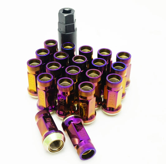 Wheel Mate 32936RN Muteki SR45R Lug Nut Kit Burned Titanium M12x1.50