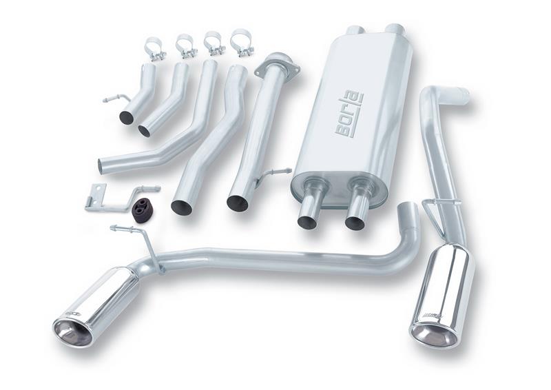 Borla 140037 03-06 Hummer H2 6.0L 8cyl SS Catback Exhaust - #140037