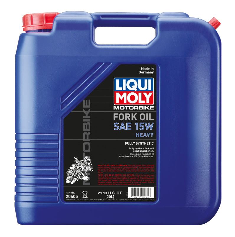 LIQUI MOLY 20L Motorbike Fork Oil SAE 15W Heavy (20405)