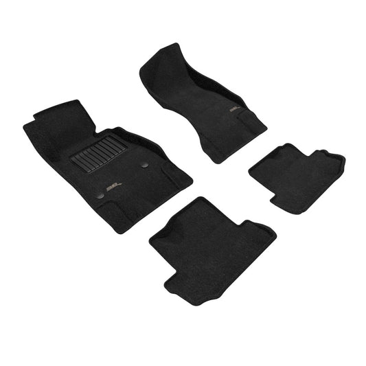 3D MAXpider Elegant Front & Rear Floor Mats for 2016-2022 Chevrolet Camaro