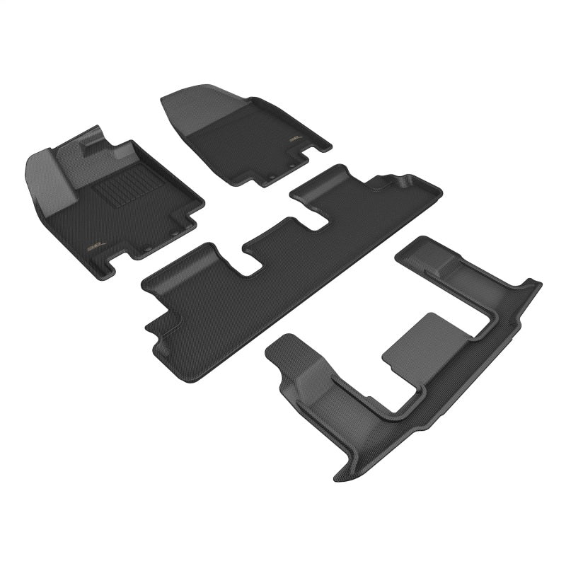 3D MAXpider Kagu 3rd Row Floor Mats for 2024-2025 Lexus GX550 (6-Seat)