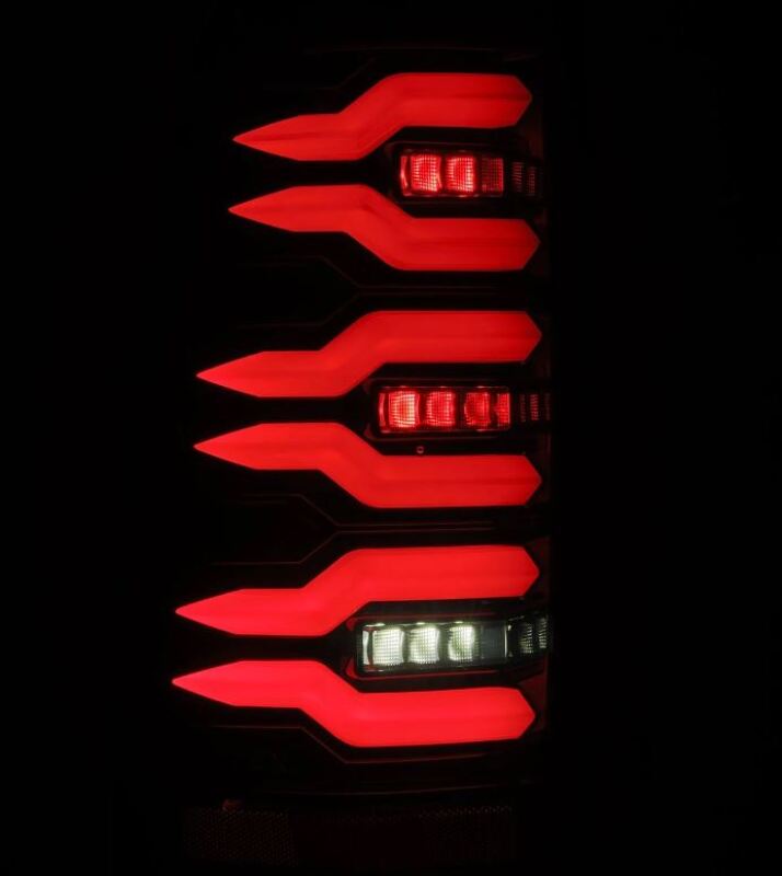 AlphaRex 620005 99-06 Chevrolet Silverado Sierra LUXX-Series LED Tail Lights Alpha-Black