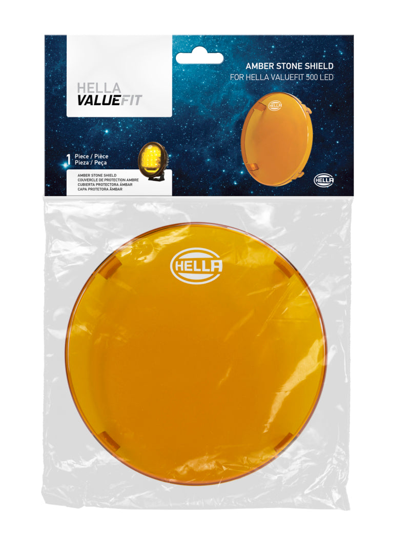 HELLA 358116991 500 LED Driving Lamp 6in Amber Cover