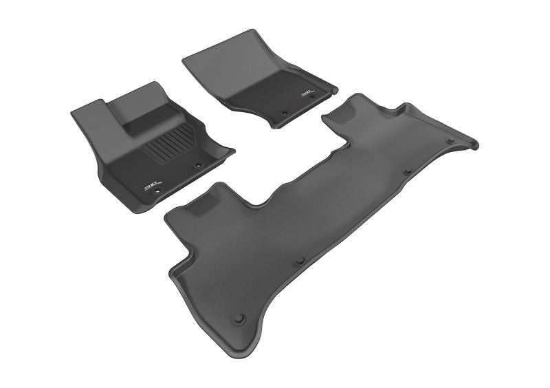 3D MAXpider Kagu Front & Rear Floor Mats for 2013-2022 Land Rover Range Rover