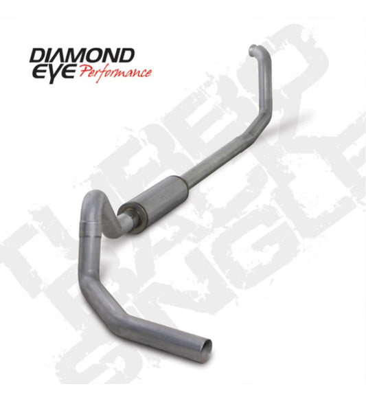 Diamond Eye K4325A 4in Turbo-Back Exhaust Kit | Aluminized