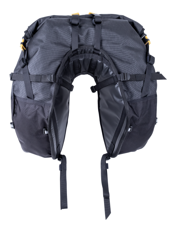 Giant Loop CSB25-B Coyote Saddlebag 39L Black Motorcycle
