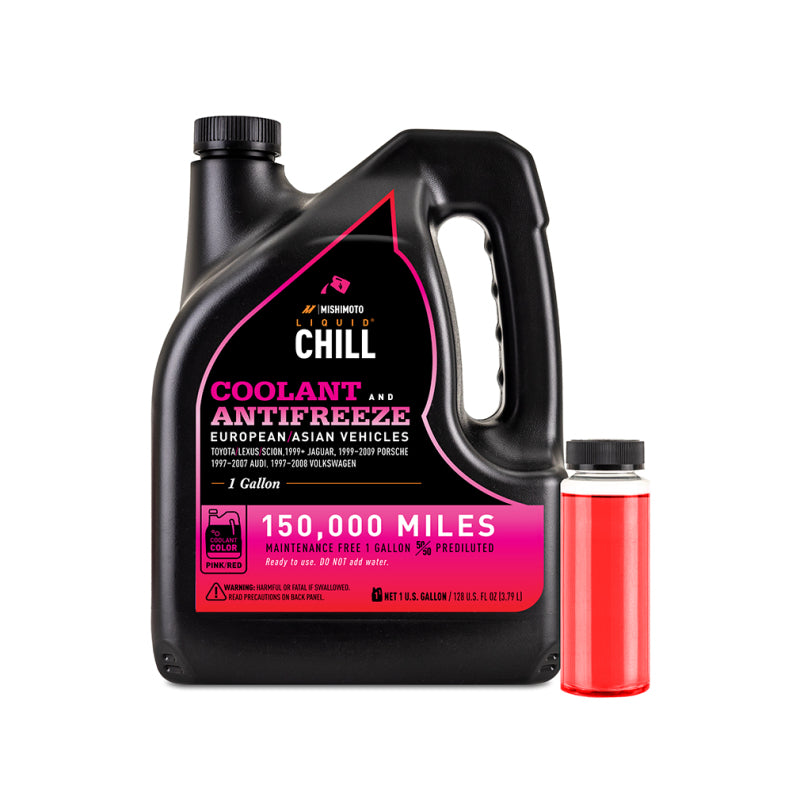 Mishimoto Liquid Chill EG Coolant, European/Asian Vehicles, Pink/Red - #MMRA-LC-EG-PK