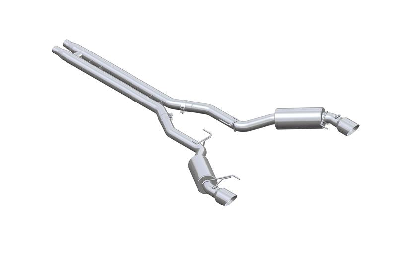 MBRP S7277AL Cat-Back Exhaust System - 2015-2017 Ford Mustang GT 5.0L (Street) | Aluminized