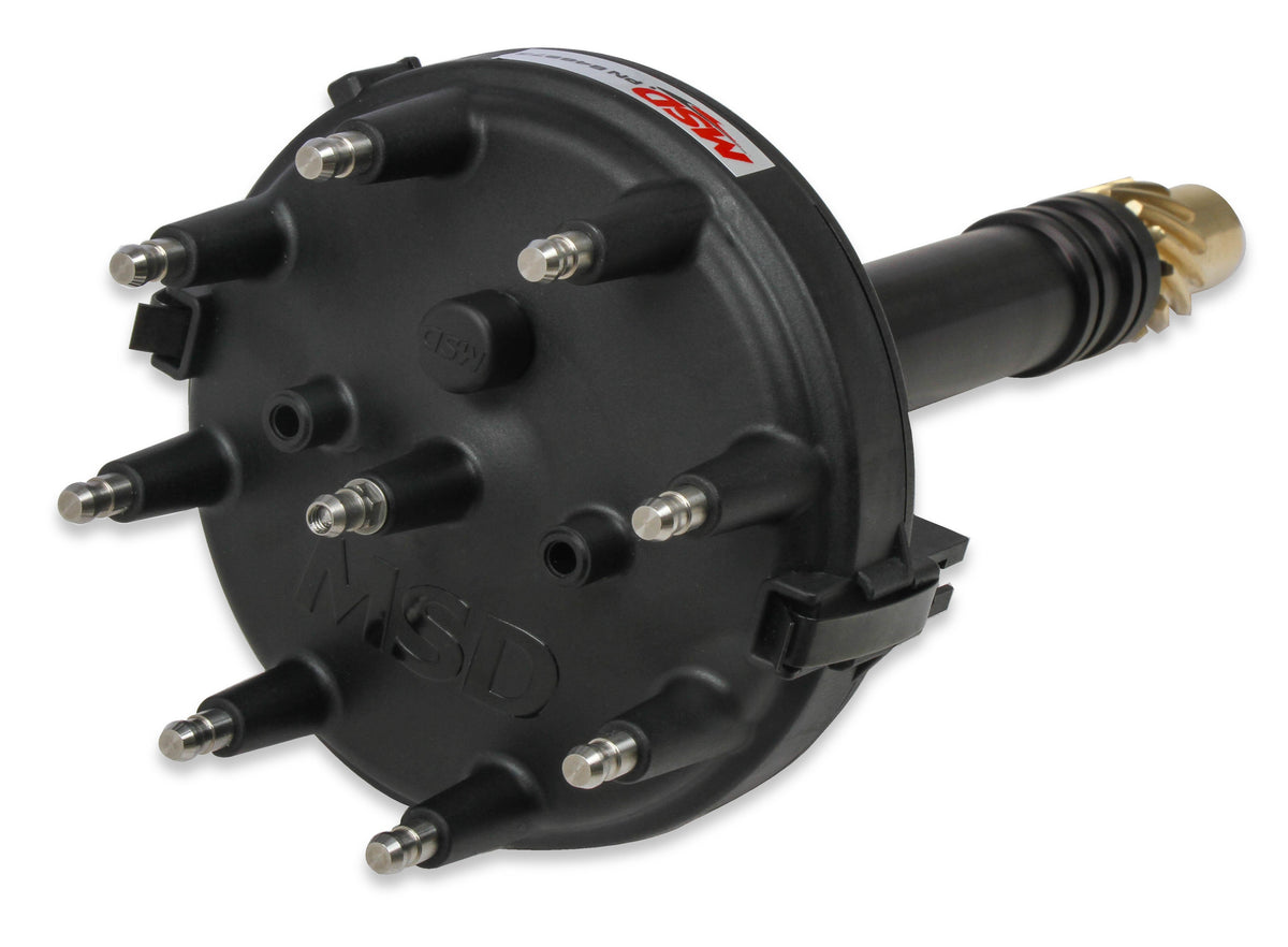 MSD 846973 Black for Chevy Low-Profile Crank Trigger Distributor