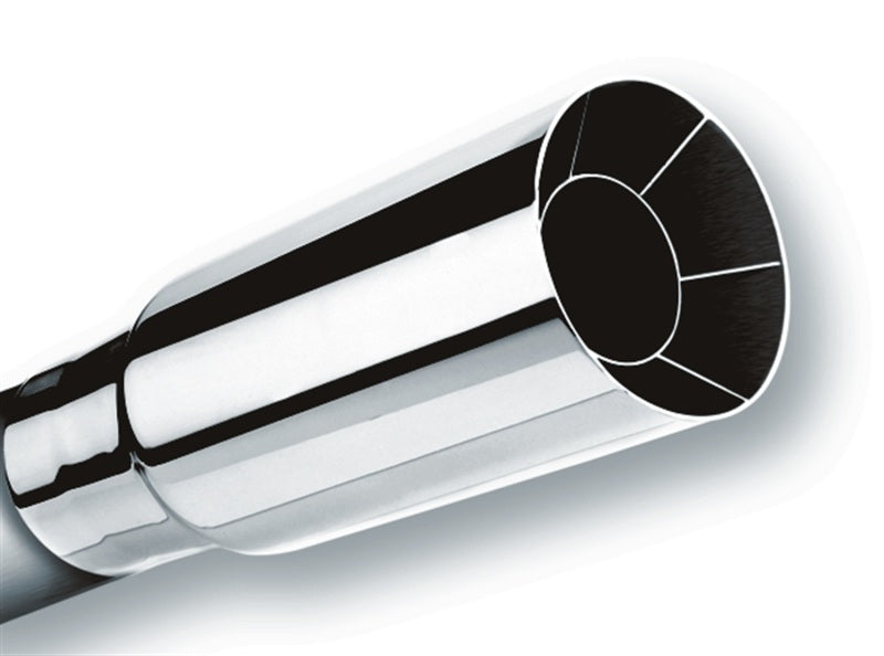 Borla 20103 Universal Polished Tip Single Round Intercooled (inlet 2 1/4in. Outlet 2 1/2in) - #20103