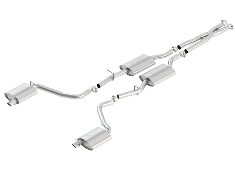 Borla 140650 2015 Dodge Challenger 3.6L V6 ATAK Catback Exhaust No Tips Factory Valance - #140650