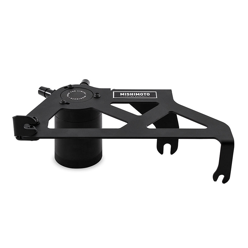 Mishimoto 12-18 Jeep Wrangler JK Baffled Oil Catch Can Kit - Black - #MMBCC-WR6-12PBE2