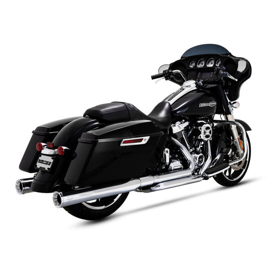Vance & Hines 17351 Dresser Duals PCX Shielded Headers Chrome for 2017-2025 Harley-Davidson Touring