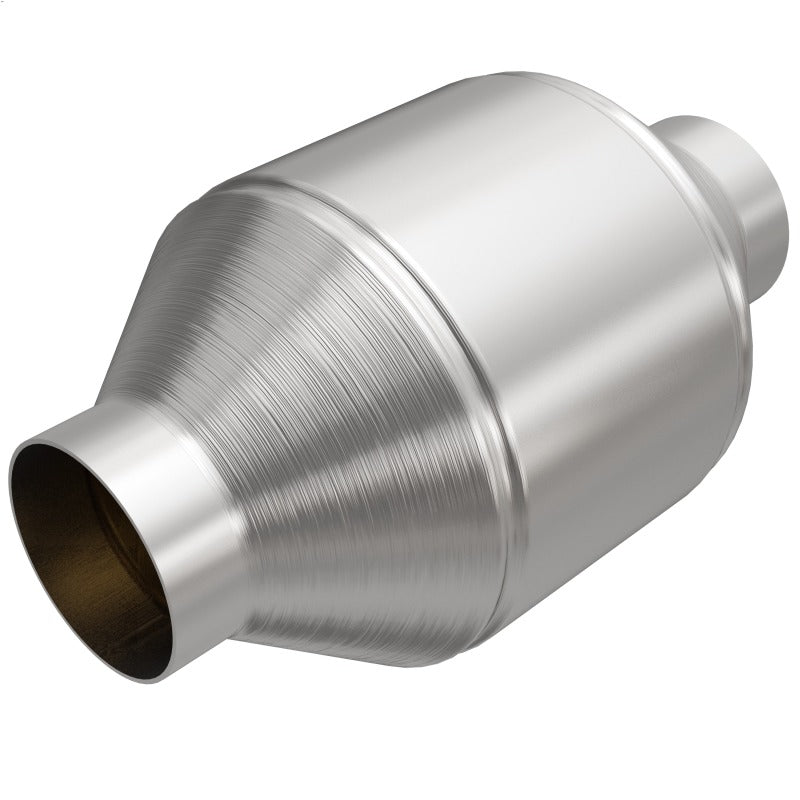 MagnaFlow 51656 Univ Cat Conv 2.5in Inlet/Outlet Center/Center Round 3in Body L x 5in W x 8.75in Overall L - #51656