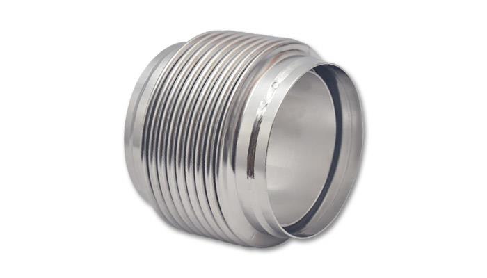 Vibrant SS Bellow Assembly w/Solid Liner 4in inlet/outlet ID x 4in overall L